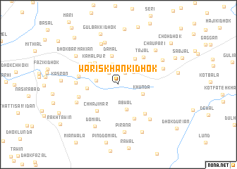 map of Wāris Khān ki Dhok