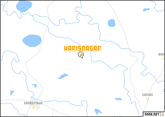 map of Wārisnagar