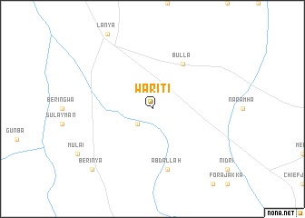 map of Wariti