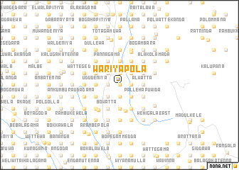 map of Wariyapola