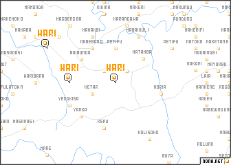 map of Wari