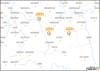 map of Wari