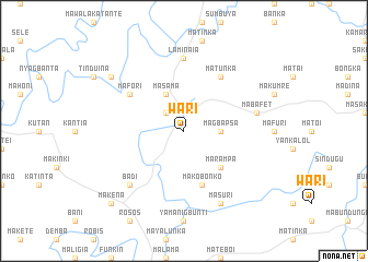 map of Wari