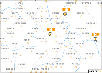 map of Wari