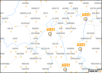 map of Wari