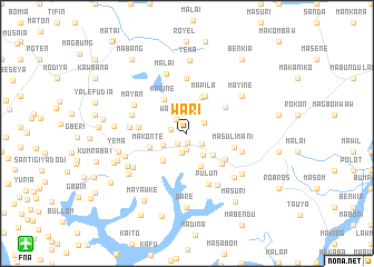 map of Wari