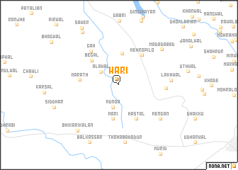 map of Wāri