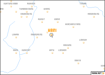 map of Wari