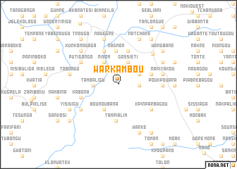 map of Warkambou