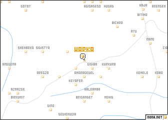 map of Warka