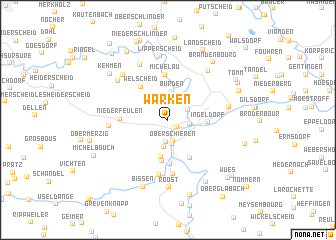 map of Warken