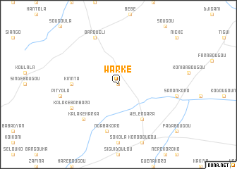map of Warké