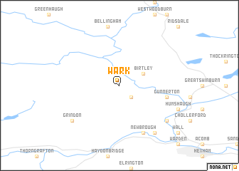 map of Wark