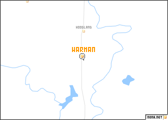 map of Warman