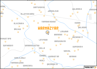 map of Warmazyār