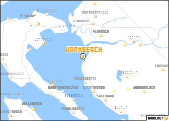 map of Warm Beach