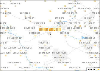 map of Warmbronn