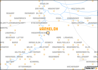 map of Warmeloh