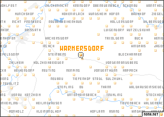 map of Warmersdorf