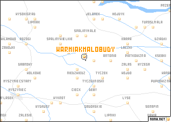 map of Warmiak-Małobudy