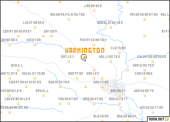 map of Warmington