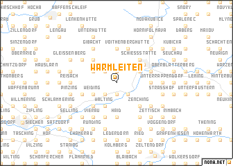 map of Warmleiten