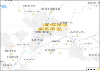 map of Warm Springs