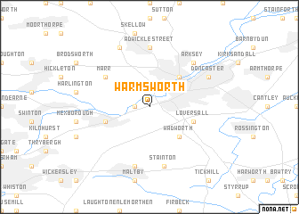 map of Warmsworth