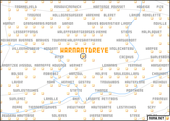 map of Warnant-Dreye