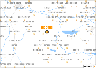 map of Warnau