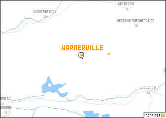 map of Warnerville