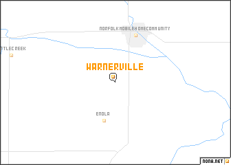 map of Warnerville