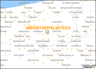 map of Warnsather Feldstrich