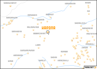 map of Warona