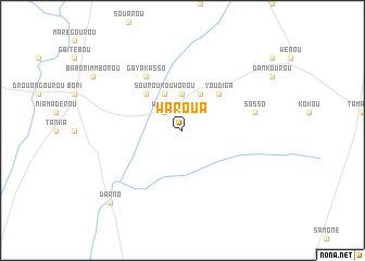 map of Waroua