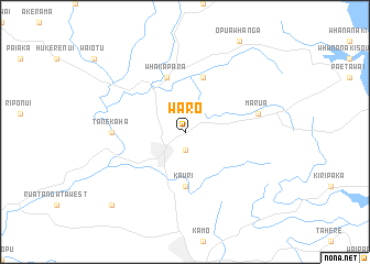 map of Waro