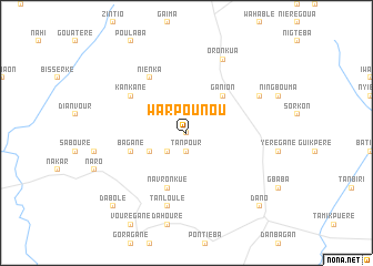 map of Warpounou