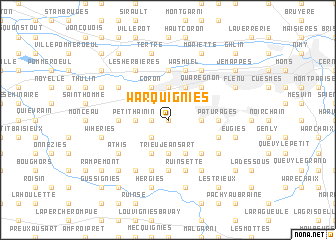 map of Warquignies