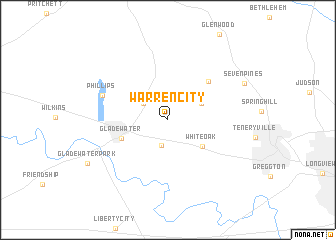 map of Warren City