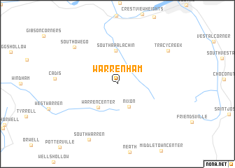 map of Warrenham