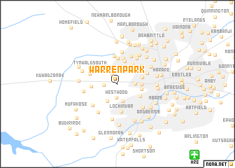 map of Warren Park