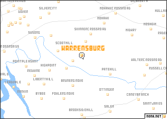 map of Warrensburg