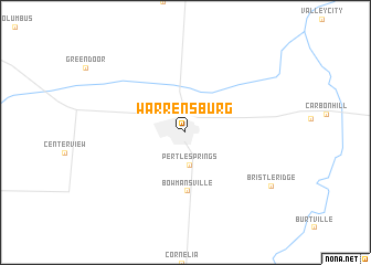 map of Warrensburg