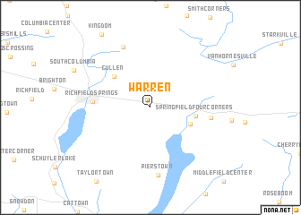 map of Warren