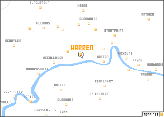 map of Warren