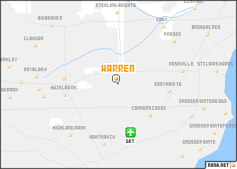 map of Warren