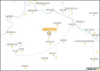 map of Warren