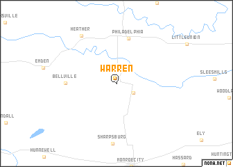 map of Warren