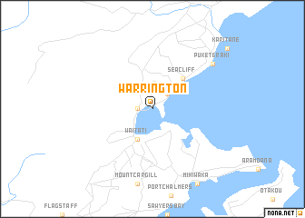 map of Warrington