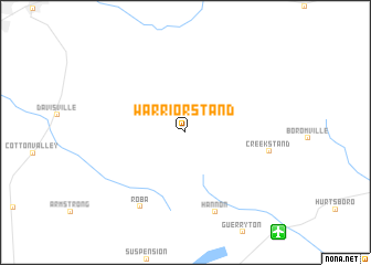 map of Warriorstand